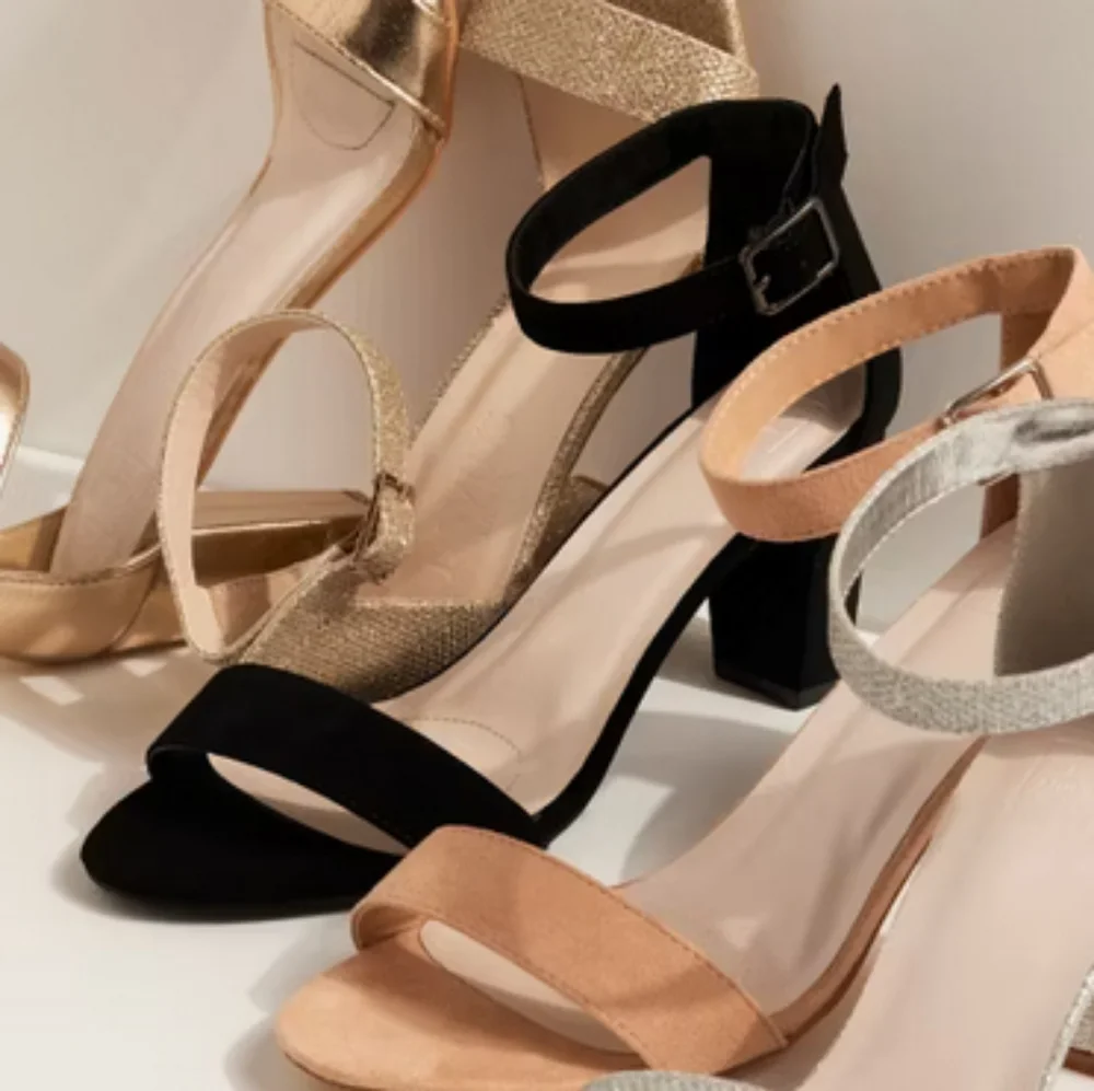 Block Heel Ankle Strap Sandal - Picture 2 of 5